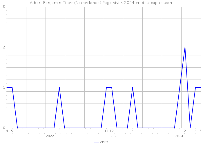 Albert Benjamin Tiber (Netherlands) Page visits 2024 