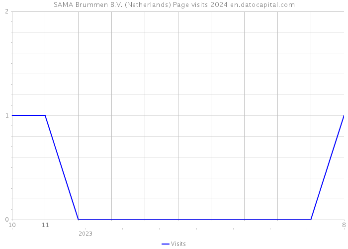 SAMA Brummen B.V. (Netherlands) Page visits 2024 