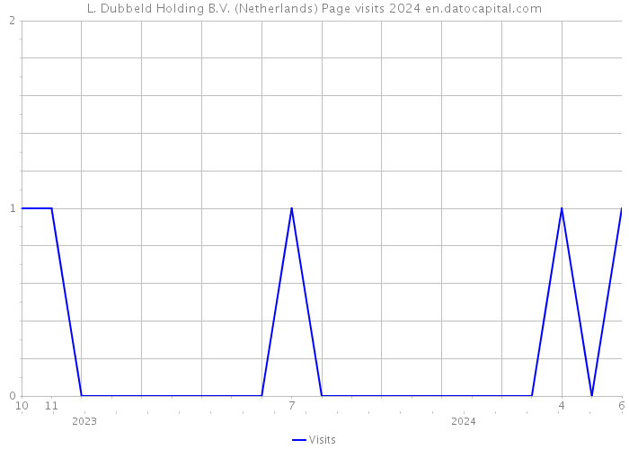 L. Dubbeld Holding B.V. (Netherlands) Page visits 2024 