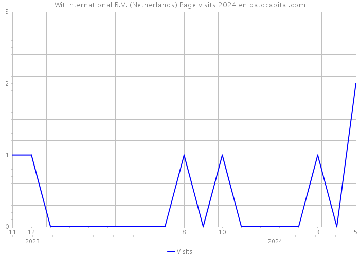 Wit International B.V. (Netherlands) Page visits 2024 