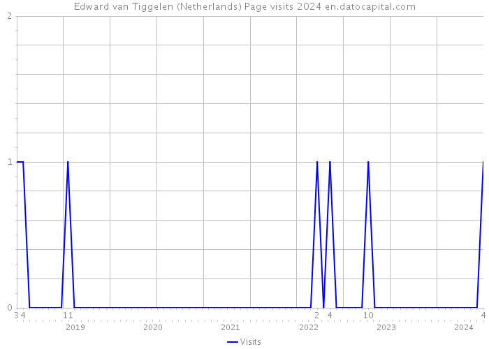 Edward van Tiggelen (Netherlands) Page visits 2024 