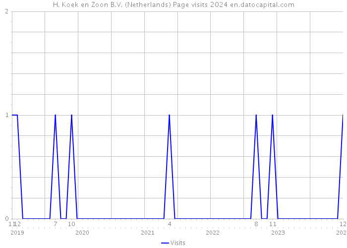 H. Koek en Zoon B.V. (Netherlands) Page visits 2024 