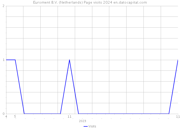 Euroment B.V. (Netherlands) Page visits 2024 