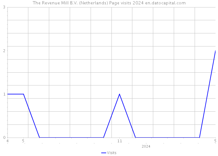 The Revenue Mill B.V. (Netherlands) Page visits 2024 