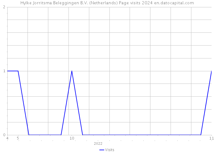 Hylke Jorritsma Beleggingen B.V. (Netherlands) Page visits 2024 