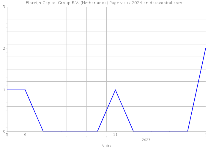Floreijn Capital Group B.V. (Netherlands) Page visits 2024 