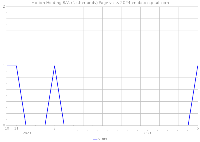 Motion Holding B.V. (Netherlands) Page visits 2024 