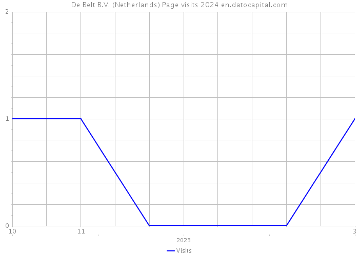 De Belt B.V. (Netherlands) Page visits 2024 