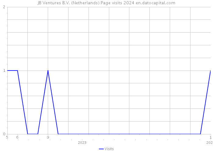 JB Ventures B.V. (Netherlands) Page visits 2024 