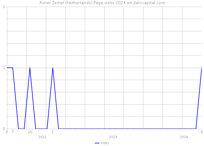 Avner Zemel (Netherlands) Page visits 2024 