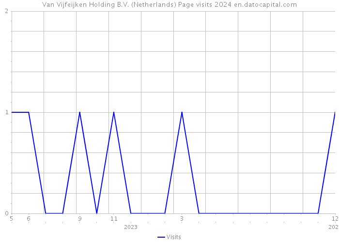 Van Vijfeijken Holding B.V. (Netherlands) Page visits 2024 