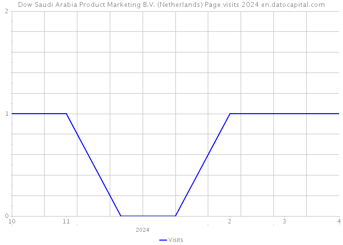 Dow Saudi Arabia Product Marketing B.V. (Netherlands) Page visits 2024 