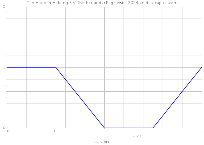 Ten Hoopen Holding B.V. (Netherlands) Page visits 2024 
