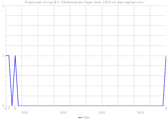 Praetorian Group B.V. (Netherlands) Page visits 2024 