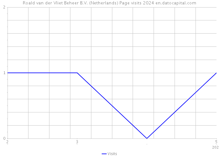 Roald van der Vliet Beheer B.V. (Netherlands) Page visits 2024 