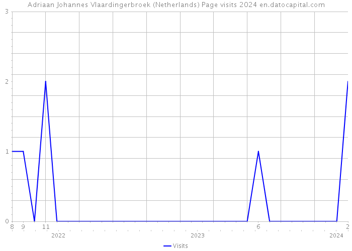 Adriaan Johannes Vlaardingerbroek (Netherlands) Page visits 2024 