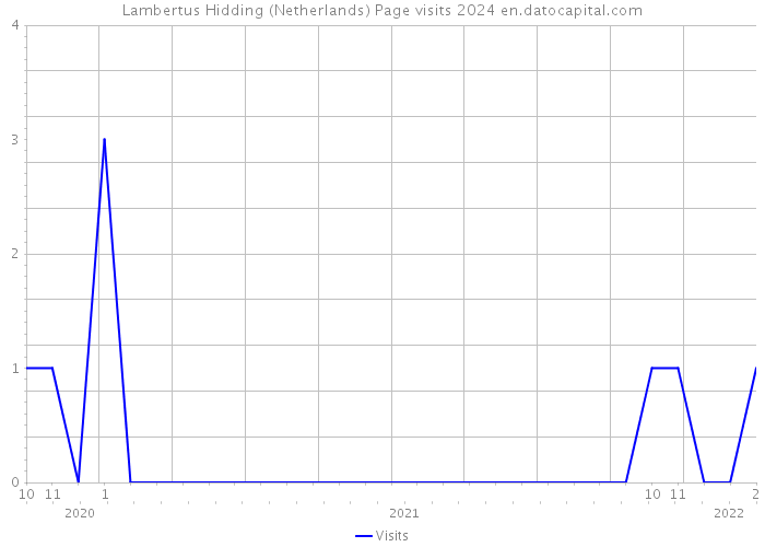 Lambertus Hidding (Netherlands) Page visits 2024 
