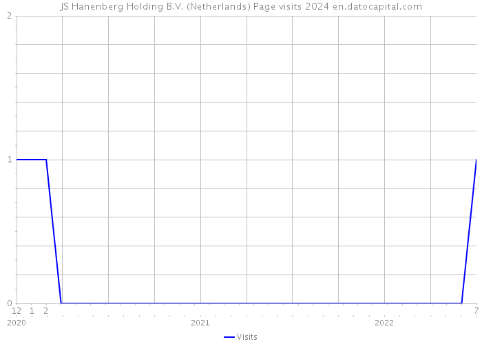 JS Hanenberg Holding B.V. (Netherlands) Page visits 2024 