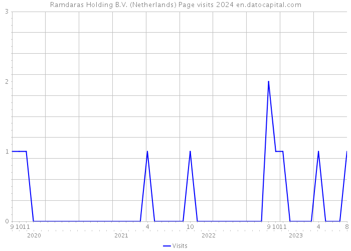 Ramdaras Holding B.V. (Netherlands) Page visits 2024 