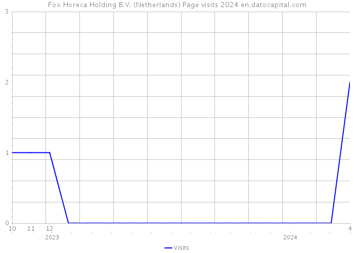 Fox Horeca Holding B.V. (Netherlands) Page visits 2024 