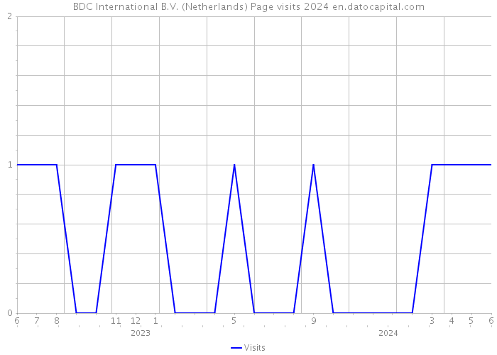 BDC International B.V. (Netherlands) Page visits 2024 