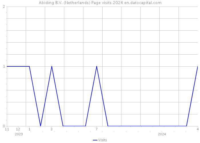 Abiding B.V. (Netherlands) Page visits 2024 