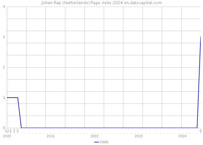 Johan Rap (Netherlands) Page visits 2024 