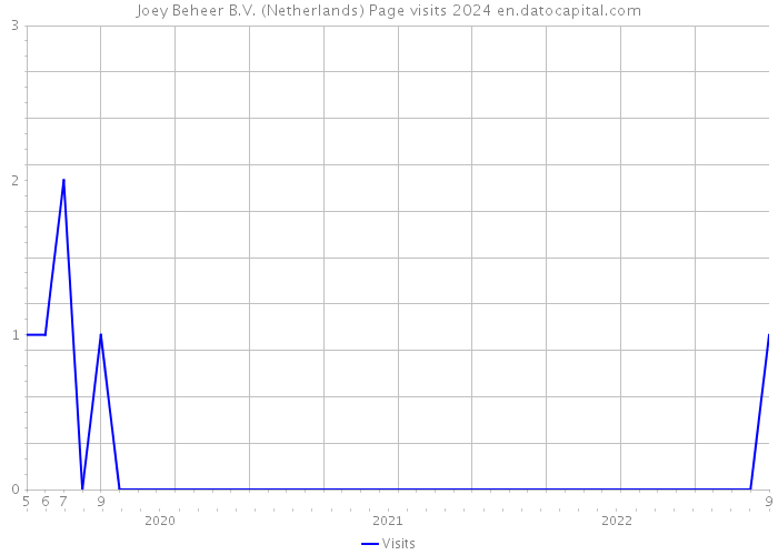 Joey Beheer B.V. (Netherlands) Page visits 2024 