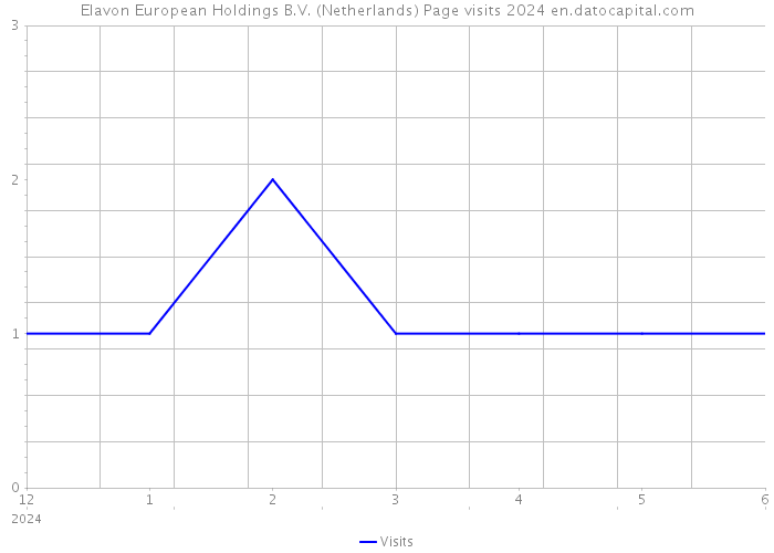 Elavon European Holdings B.V. (Netherlands) Page visits 2024 