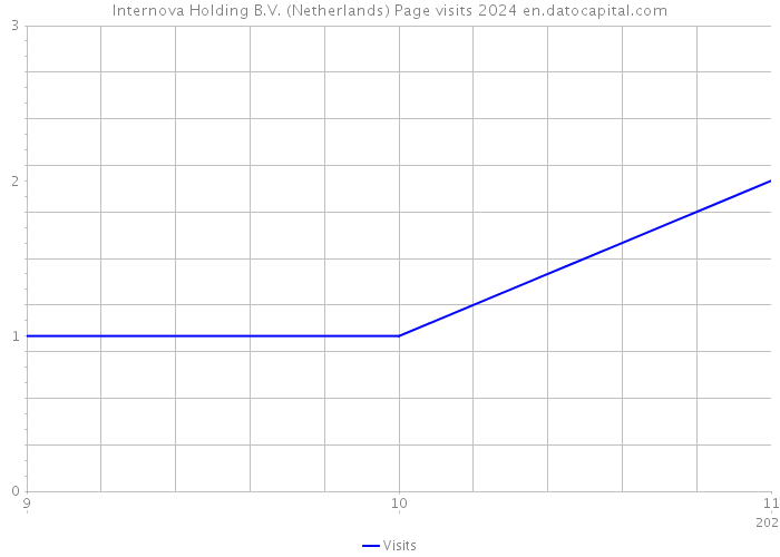Internova Holding B.V. (Netherlands) Page visits 2024 