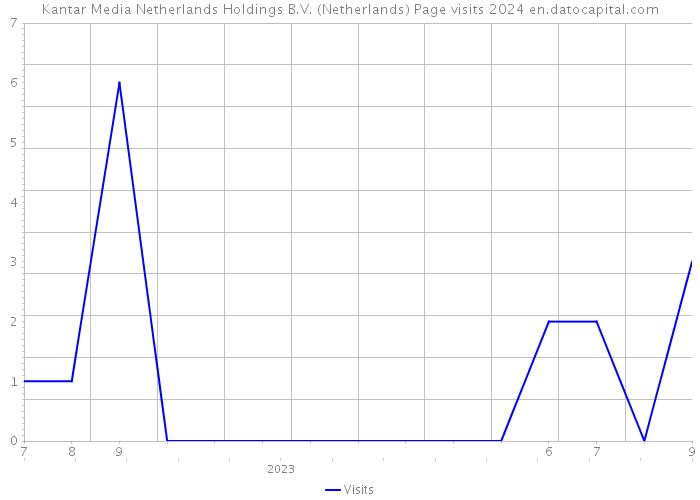 Kantar Media Netherlands Holdings B.V. (Netherlands) Page visits 2024 
