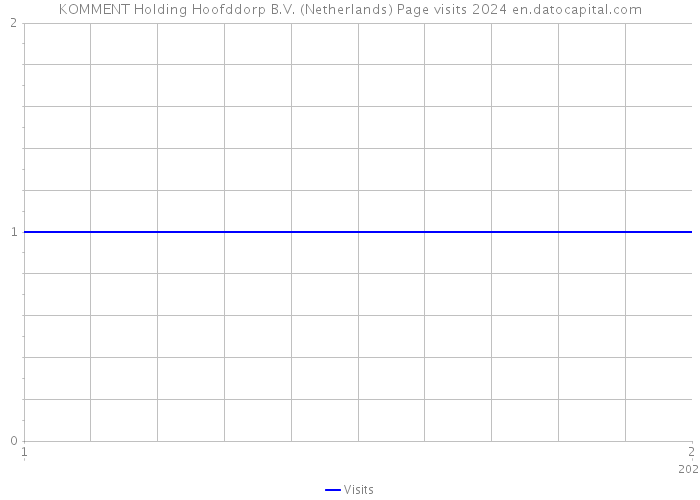 KOMMENT Holding Hoofddorp B.V. (Netherlands) Page visits 2024 