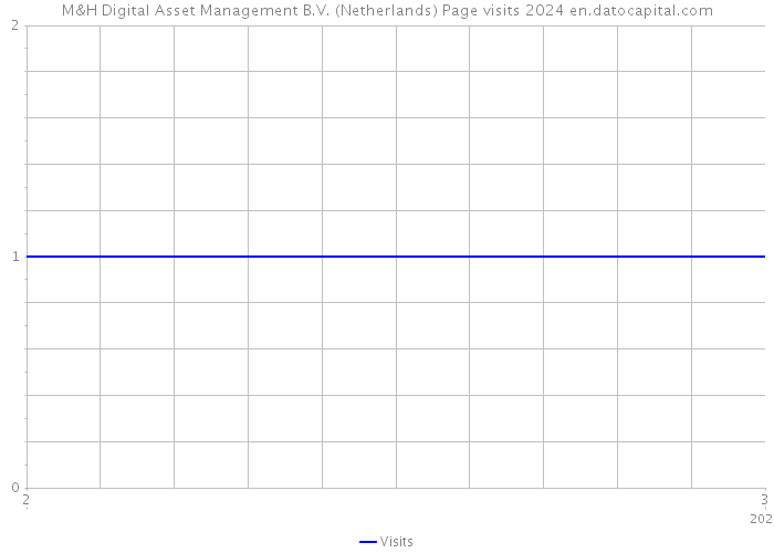 M&H Digital Asset Management B.V. (Netherlands) Page visits 2024 