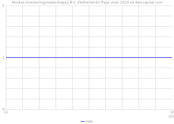 Muskee Investeringsmaatschappij B.V. (Netherlands) Page visits 2024 