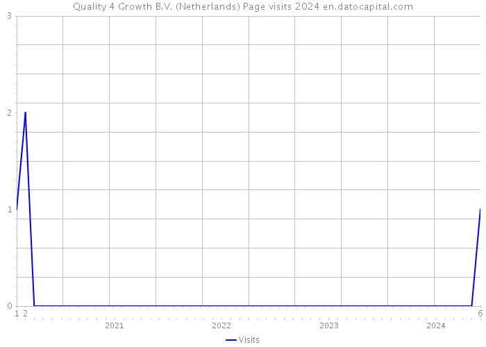 Quality 4 Growth B.V. (Netherlands) Page visits 2024 
