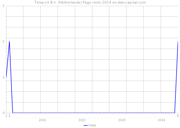 Teleport B.V. (Netherlands) Page visits 2024 