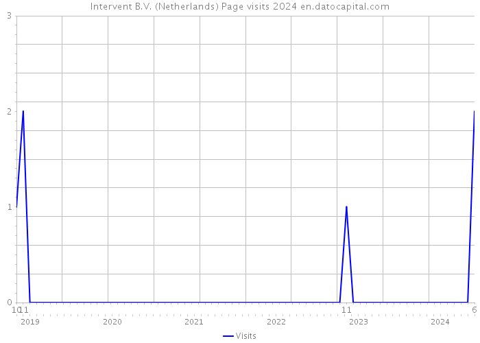 Intervent B.V. (Netherlands) Page visits 2024 