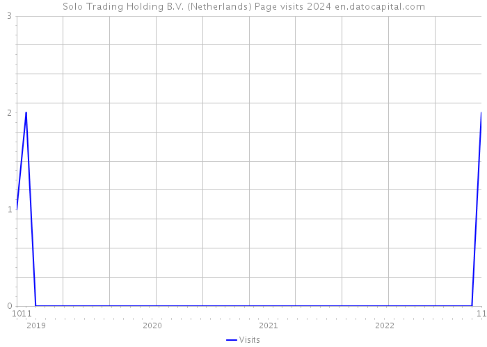 Solo Trading Holding B.V. (Netherlands) Page visits 2024 