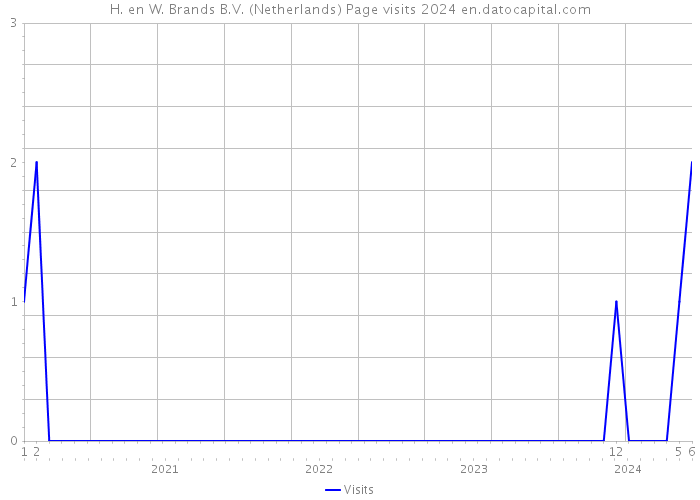 H. en W. Brands B.V. (Netherlands) Page visits 2024 
