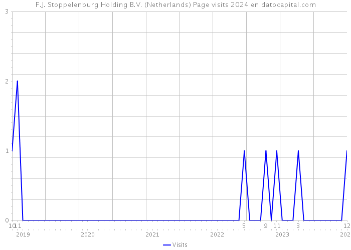 F.J. Stoppelenburg Holding B.V. (Netherlands) Page visits 2024 