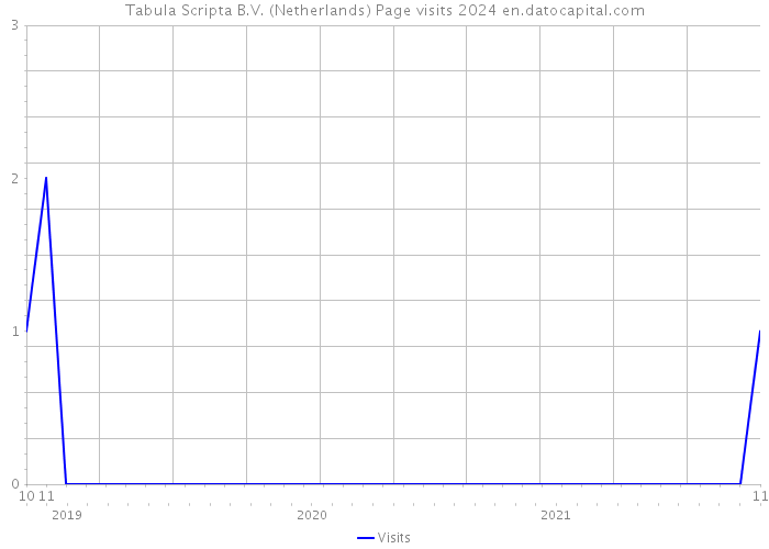 Tabula Scripta B.V. (Netherlands) Page visits 2024 