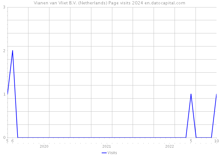 Vianen van Vliet B.V. (Netherlands) Page visits 2024 