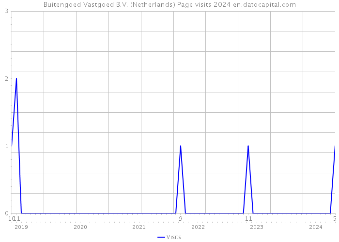 Buitengoed Vastgoed B.V. (Netherlands) Page visits 2024 