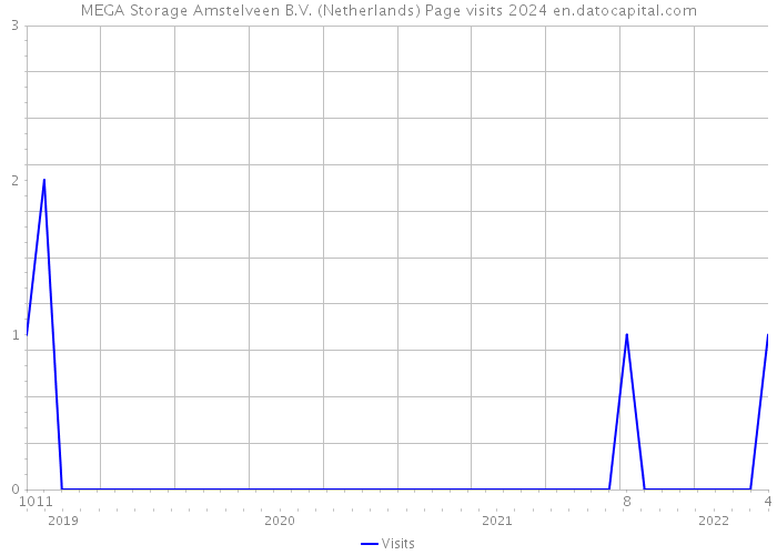 MEGA Storage Amstelveen B.V. (Netherlands) Page visits 2024 