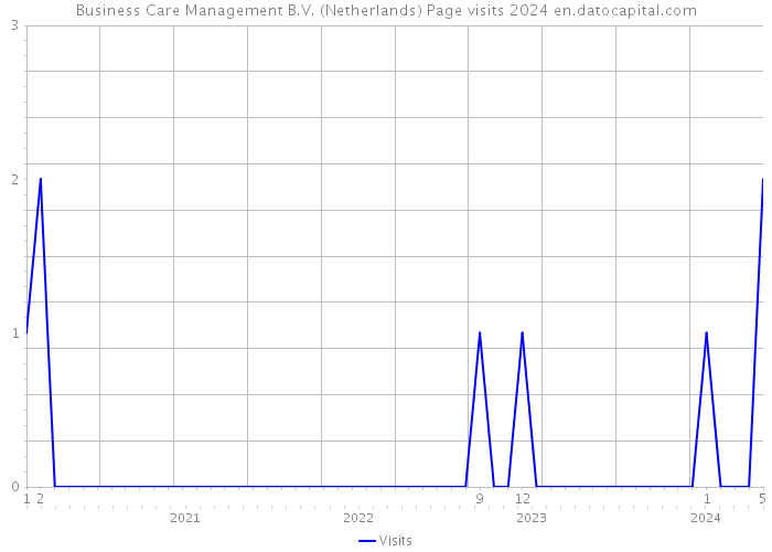 Business Care Management B.V. (Netherlands) Page visits 2024 