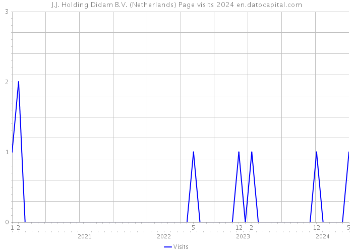 J.J. Holding Didam B.V. (Netherlands) Page visits 2024 