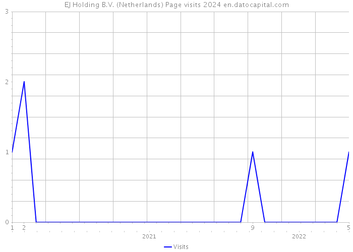 EJ Holding B.V. (Netherlands) Page visits 2024 