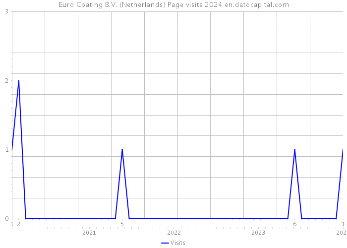 Euro Coating B.V. (Netherlands) Page visits 2024 
