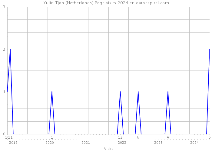 Yulin Tjan (Netherlands) Page visits 2024 