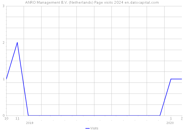 ANRO Management B.V. (Netherlands) Page visits 2024 